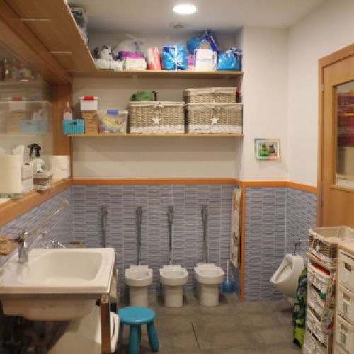 El lavabo dels Vaixells i els Dracs.