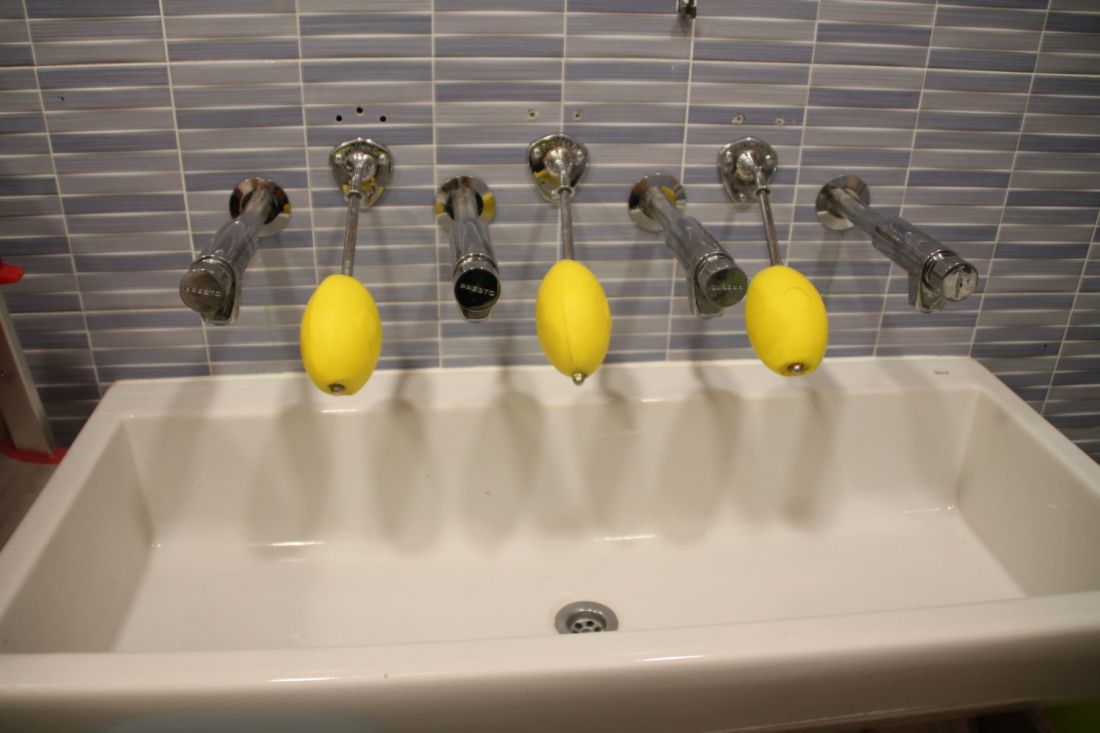 Les llimones sabó del lavabo dels Vaixells i els Dracs.