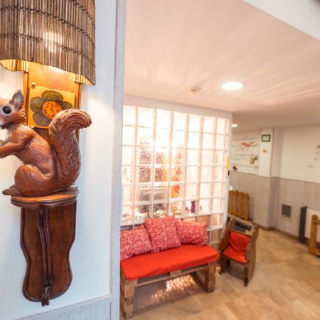 El rebedor de l'escola amb el Saltiró!